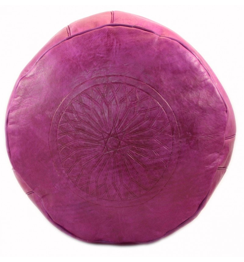 Tabouret marocain couleur rose sans dossier - Soukcircus
