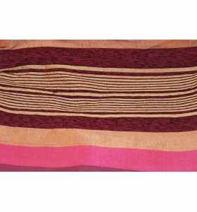 Blanket made of Beige, Claret Red and Golden Sabra 2x3M