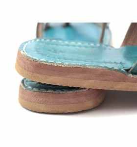 Sandales femme Chemch turquoise