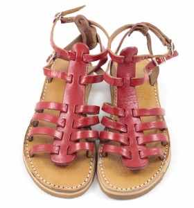 BSIM Sandals made of Red Leather