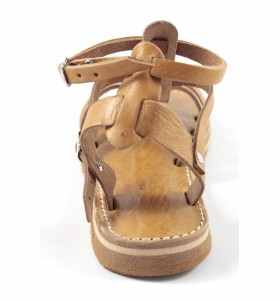 Sandales en cuir camel BSIM 