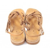 Sandales en cuir camel Anissa