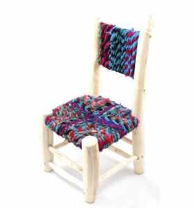 Small Chair (Boucherouite) by Ella