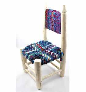 Small Chair (Boucherouite) by Ilili