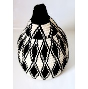 Basket made of Black Wool