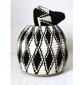 Basket made of Black Wool