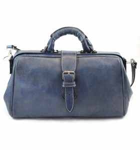 Bag made of Blue Leather by Asafar