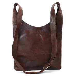 Brown Leather Bag by Hind