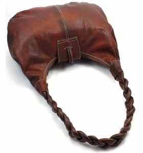 Brown Leather Bag by Aïssa